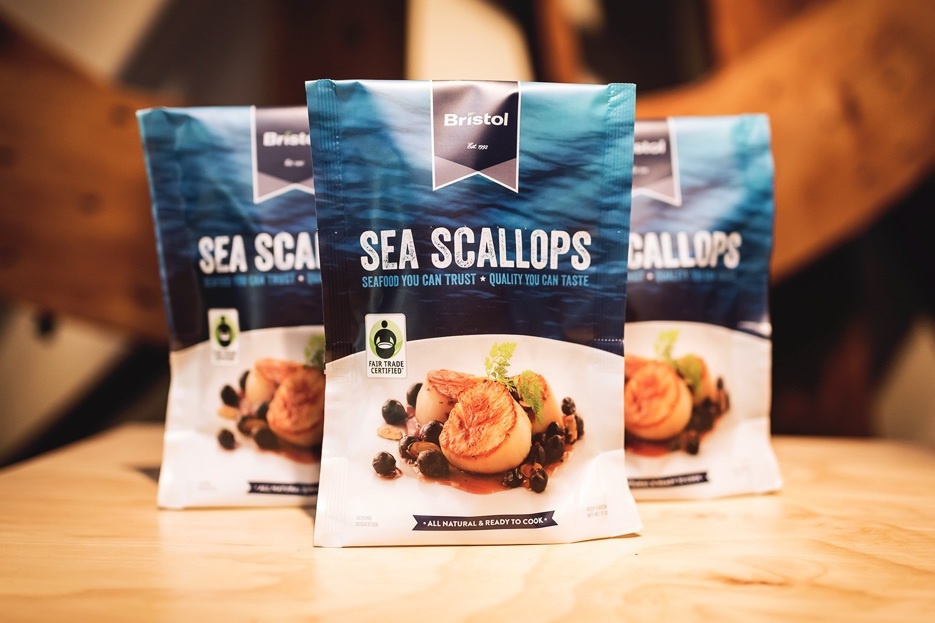 Bristol Seafoods Sea Scallops are First US Harvested Seafood Item to Get Fair Trade Certification